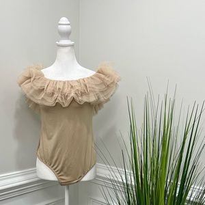 NWT Blue Velvet Body Suit
